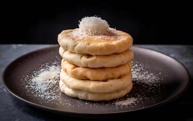 Taboon Bread의 본질을 입맛있는 음식 사진으로 포착하십시오.