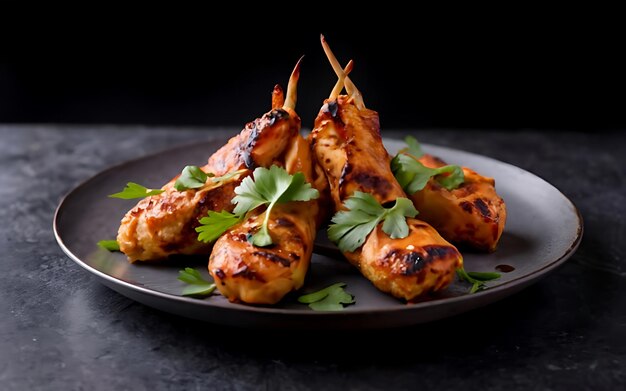 Capture the essence of Tikka in a mouthwatering food photography shot