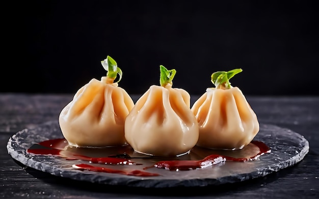 Уловить суть Xiaolongbao в восхитительном фотосъемке еды