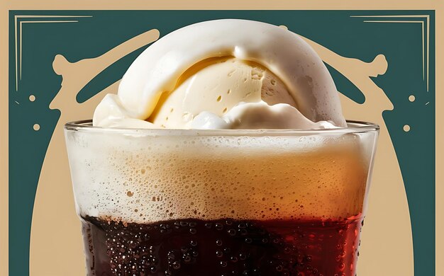 Фото Захватите суть root beer float в восхитительном фотосъемке еды