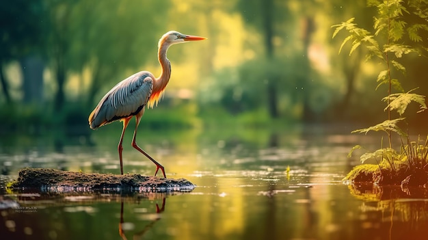 Capture a wildlife image featuring majestic birds