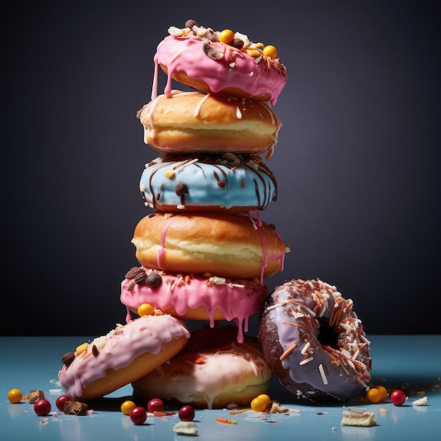 Capturing CraveWorthy Moments Doughnuts in Food Photography