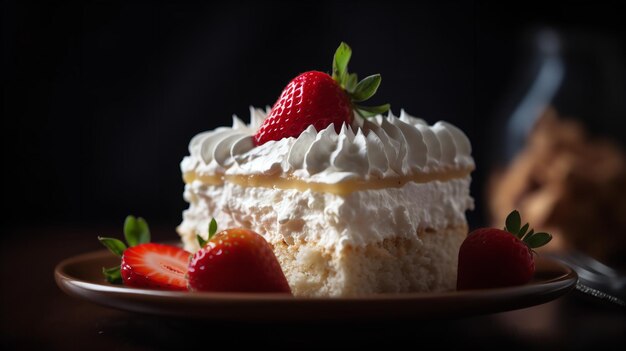 Photo capturing the creaminess of tres leches cake