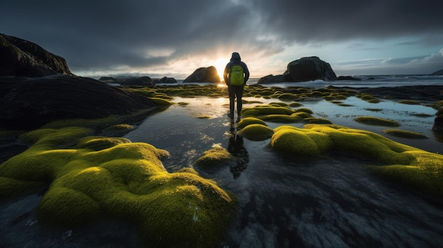 Съемка на краю света Intertidal Photog Пола Жижки