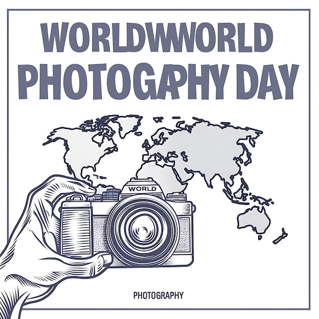 Photo capturing elegance masterpiece illustrations for world photography day