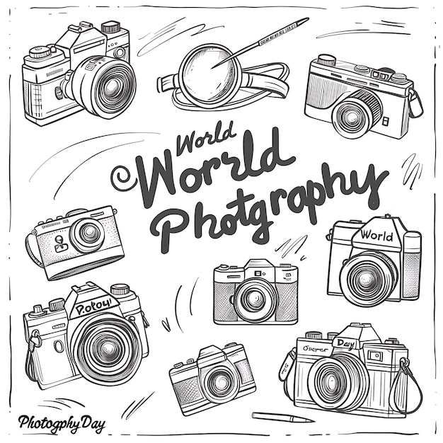 Capturing Elegance Masterpiece Illustrations for World Photography Day