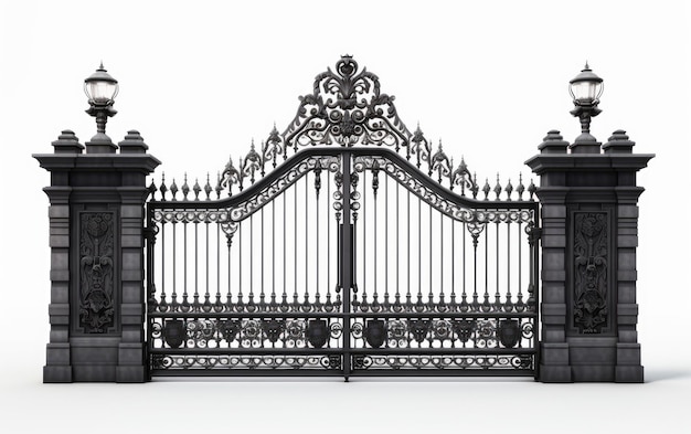 Capturing the Essence of Security Gate Designs Isolated on a Transparent Background PNG