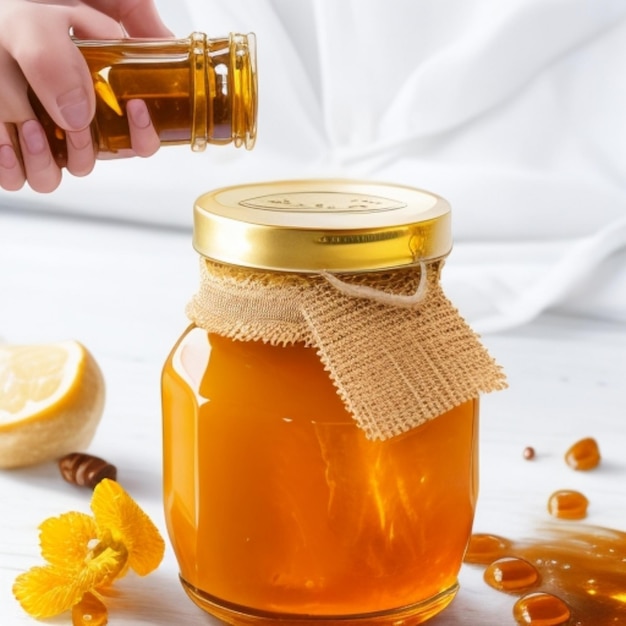 Capturing the Golden Beauty of Honey