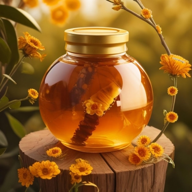 Capturing the Golden Beauty of Honey