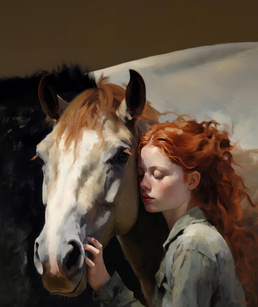 Photo capturing intimacy dylan thornton's tonalist masterpiece a tender portrait of a girl embracing he