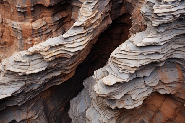 Capturing the Majestic Details CloseUp Photography of Rock Formations in a 32 Aspect Ratio