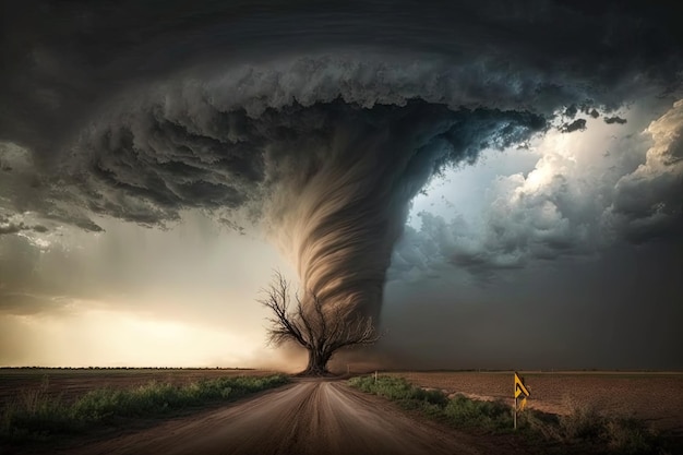Запечатлеть момент катастрофического торнадо Сила природы