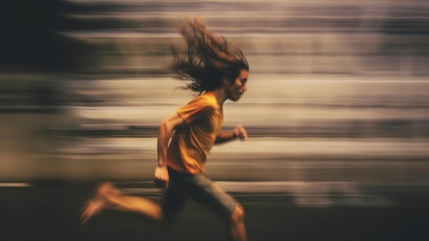 Capturing movement with a panning technique