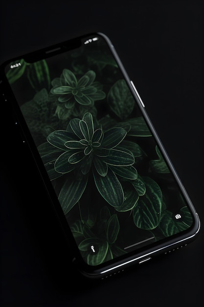 Photo capturing nature's beauty mobile photography with plant identification app on display