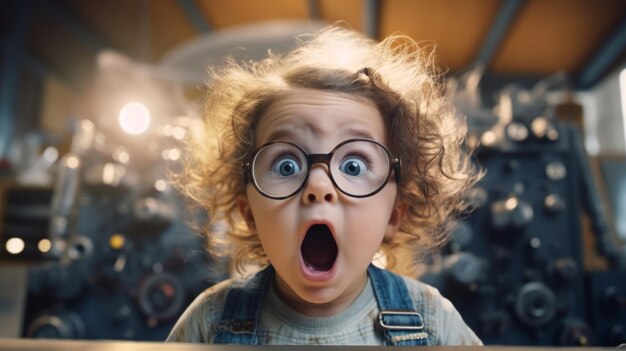 Capturing the Raw Emotion Unleashing the Power of a Screaming Surprised Child039s Baby Shout