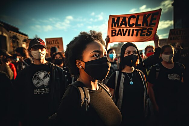 Foto catturare le voci il potere dei messaggi visivi nel movimento black lives matter