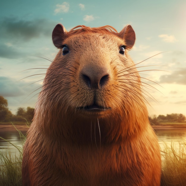 Photo capybara photo albulm full of cute moments for capybrara lovers