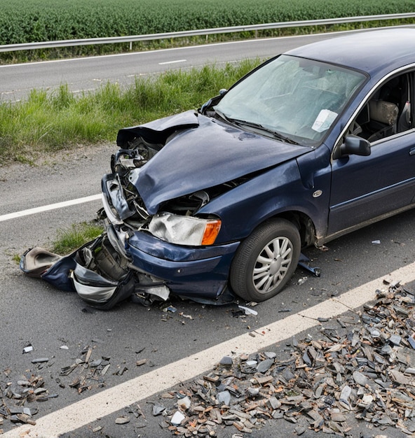 Car accident on the road Accident on the road Road accident