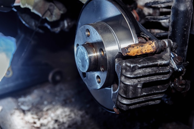 car brake system repair brake disc replacement