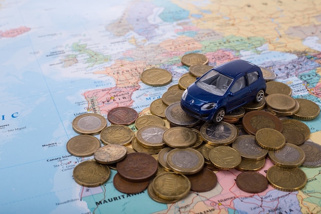 ヨーロッパ旅行のための車の予算