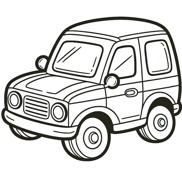 Car Coloring Book