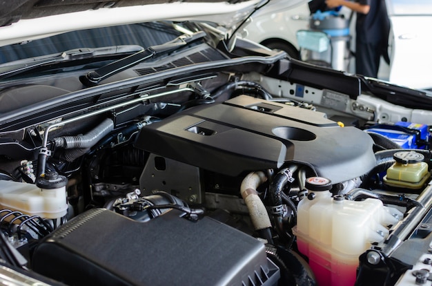 Car engine detail