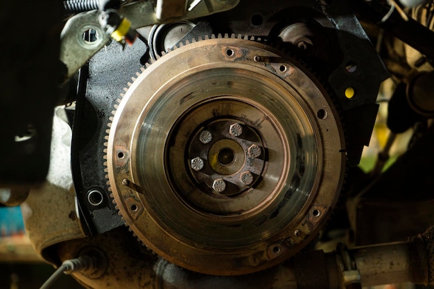 Car engine flywheel