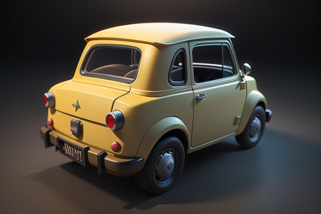 Car exhibition under retro style spotlight HD photography wallpaper background