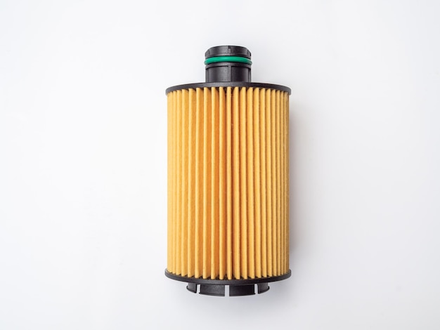 Car fuel filter isolated on white background