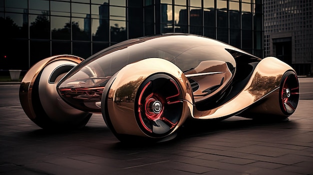 未来の車は自動運転車です。 | Premium AI生成画像 未来の車は自動運転車です。 | Premium AI生成画像