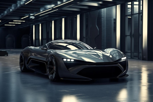 Foto l'auto del futuro è una supercar prodotta dalla compagnia dell'azienda.
