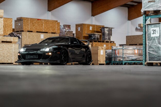 Photo car in a garage