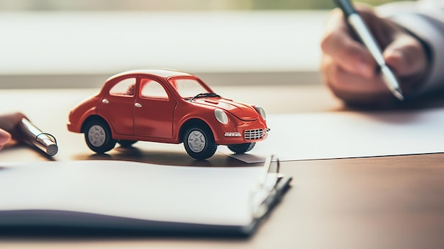 Car insurance policies concept Generative AI