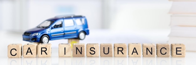 Car insurance and reliable quality service financial compensation for car accident concept