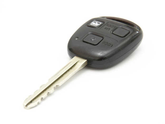 Car key object isolated on white background