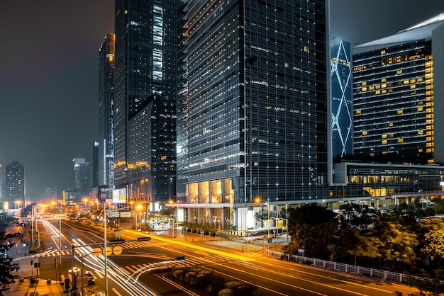 Car light trails