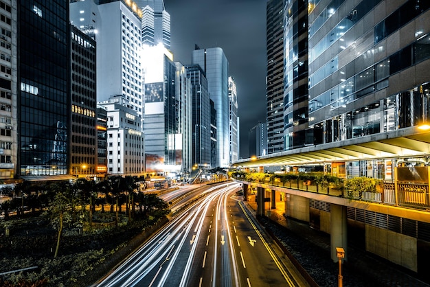 Car light trails