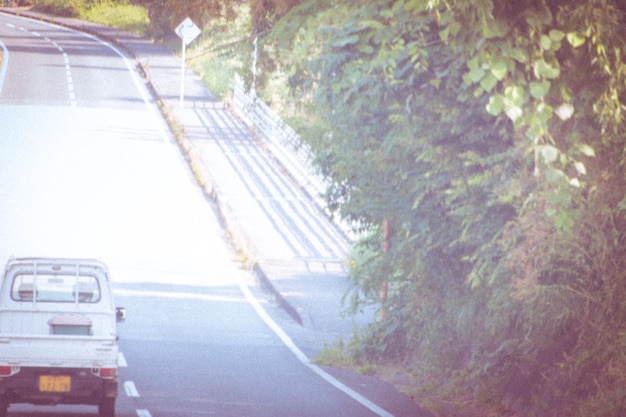 写真 道路での車