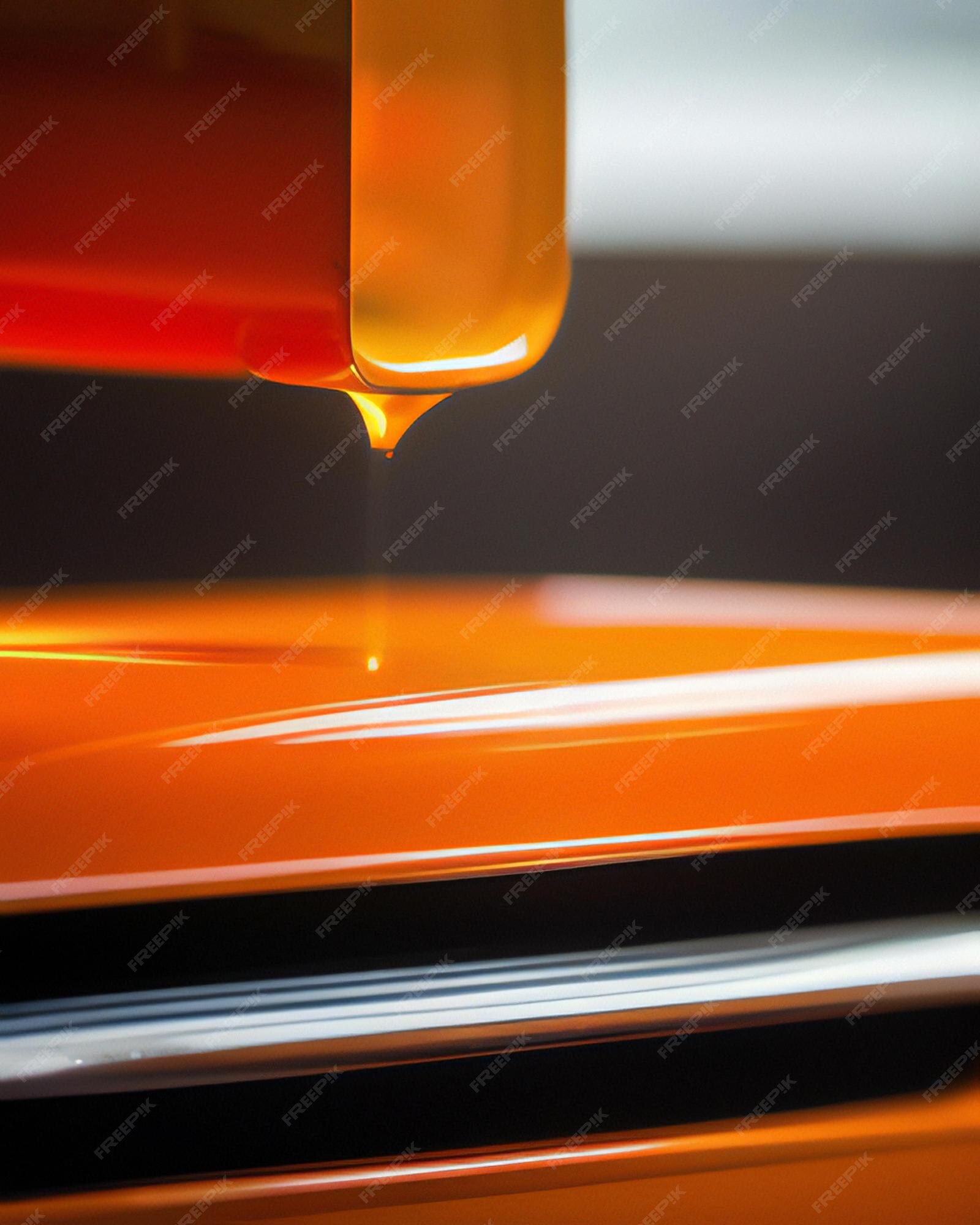 premium-ai-image-car-paint-polishing-machine-closeup-of-a-car-paint