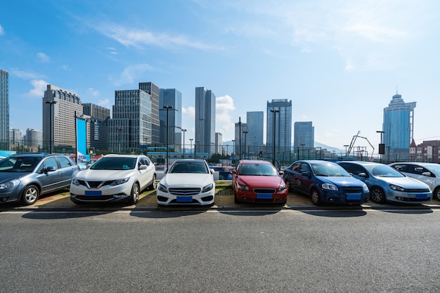 Car Parking in Qingdao, China