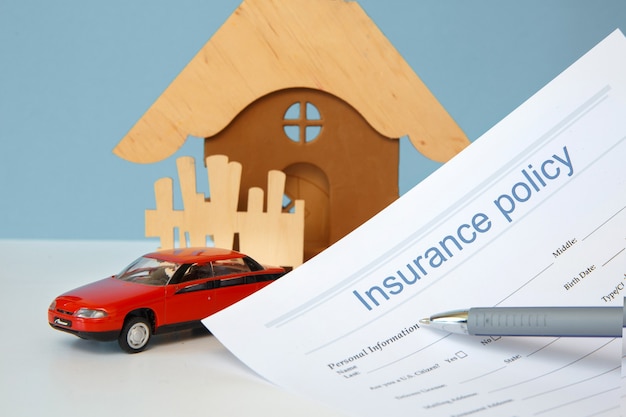 Photo car and real estate insurance