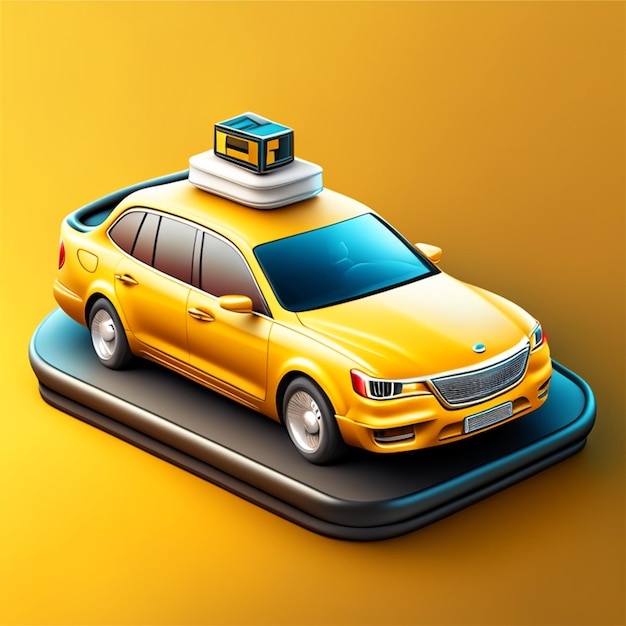 Photo car sharing or ridesharing or taxi sharing mobile apps design