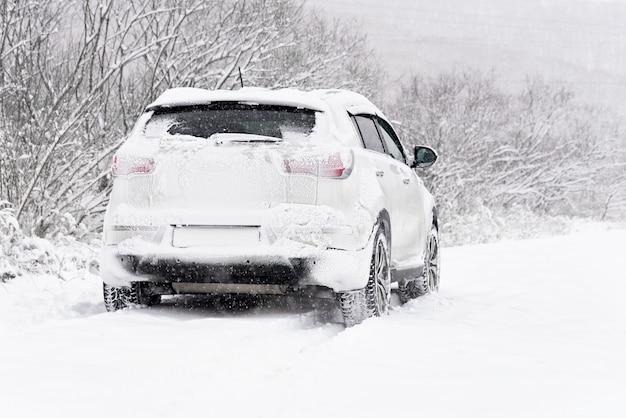 Car in the snow