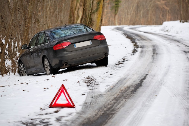 car and snow