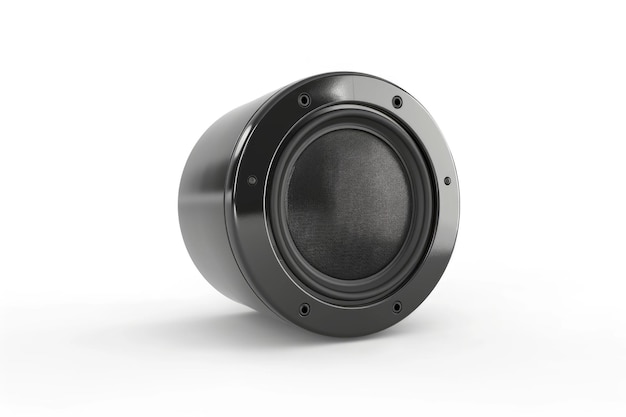 Car speaker isolated on white background