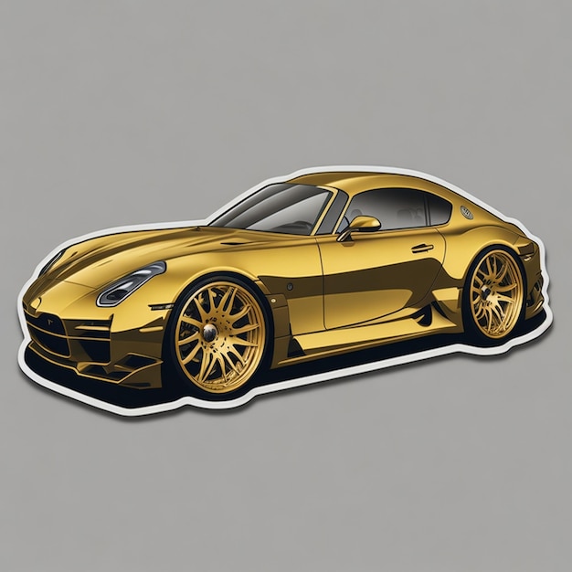 Car Sticker Vector