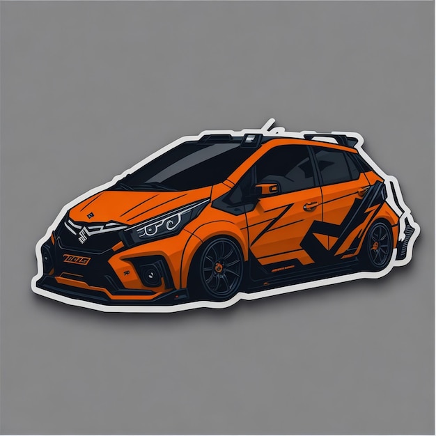 Photo car sticker