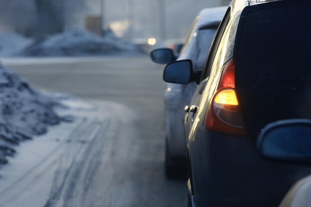 Photo car street road traffic transport