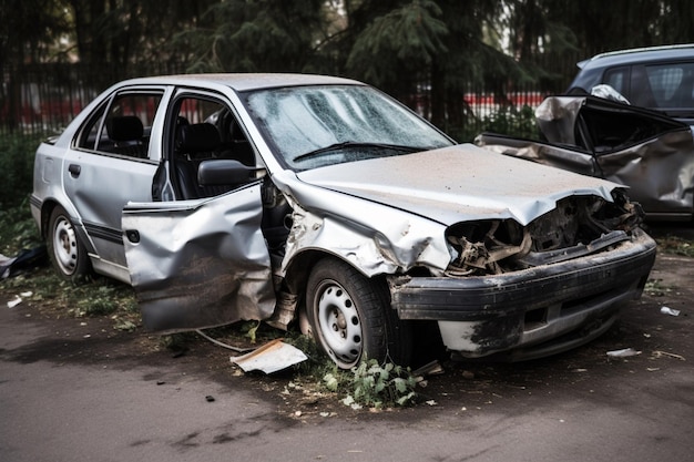 Foto un'auto che ha la parola auto su di essa