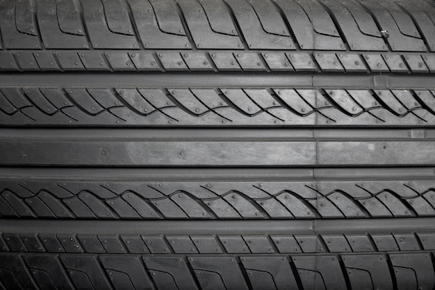 Car tire background Tyre texture closeup background